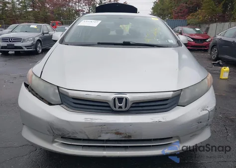 2012 Honda Civic Lx из США, поврежденный, VIN 19XFB2F56CE043689